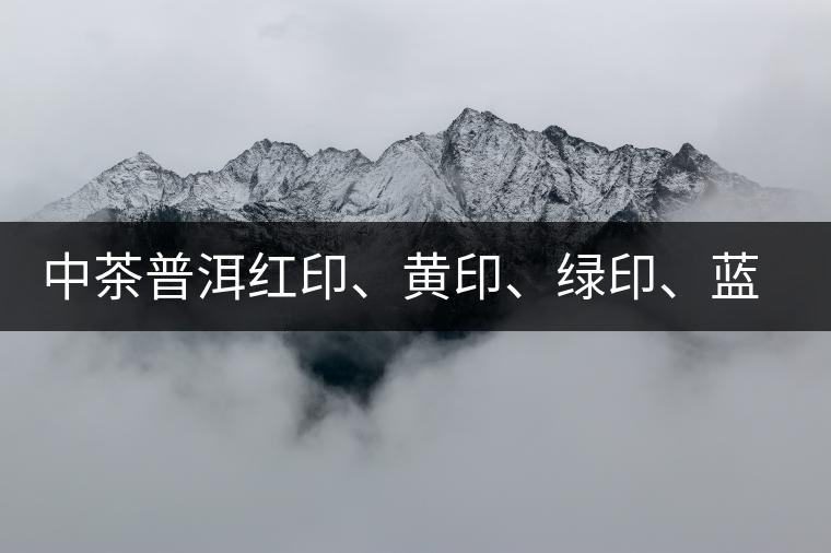 中茶普洱紅印、黃印、綠印、藍(lán)印的含義