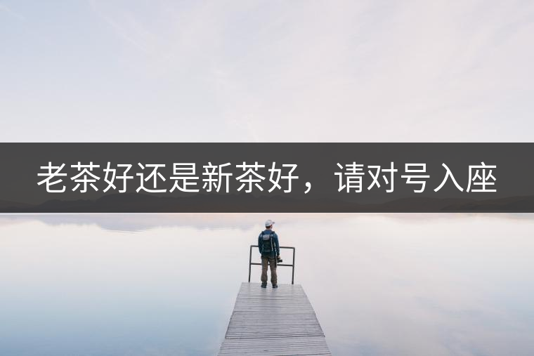 老茶好還是新茶好，請對號入座