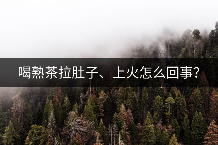 喝熟茶拉肚子、上火怎么回事？