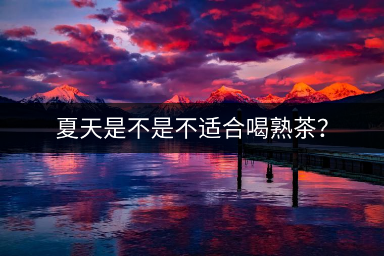 夏天是不是不適合喝熟茶？