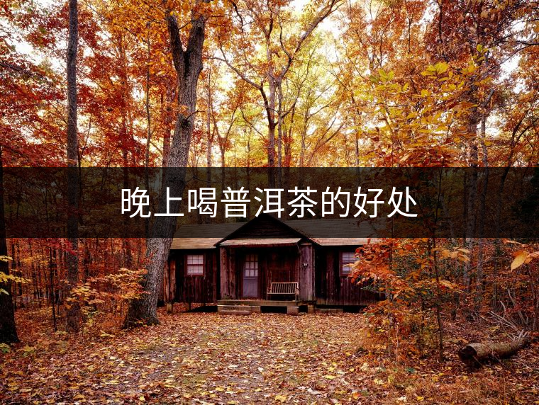晚上喝普洱茶的好處 晚上喝普洱茶的好處