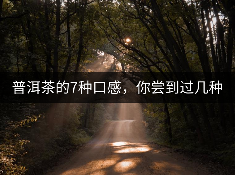 普洱茶的7種口感，你嘗到過幾種？