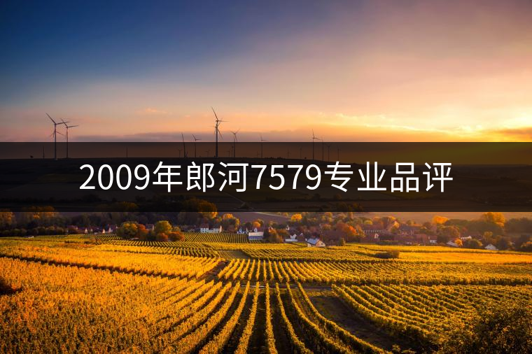 2009年郎河7579專業(yè)品評(píng) 2009年郎河7579專業(yè)品評(píng)