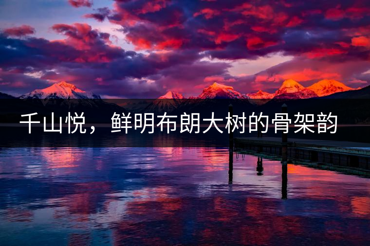 千山悅，鮮明布朗大樹的骨架韻味