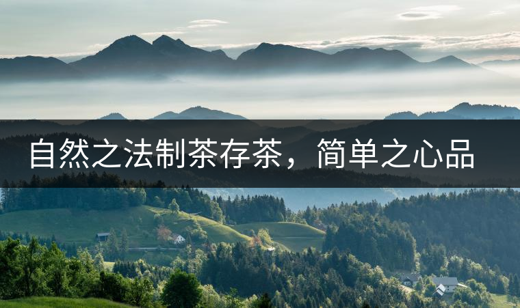 自然之法制茶存茶，簡(jiǎn)單之心品茶