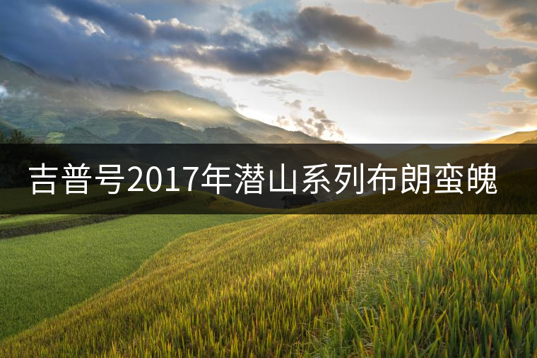 吉普號(hào)2017年潛山系列布朗蠻魄上市 吉普號(hào)2017年潛山系列布朗蠻魄上市