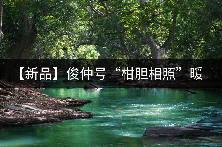 【新品】俊仲號“柑膽相照”暖心來襲！