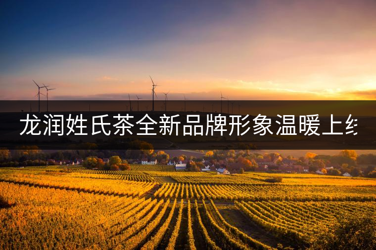 龍潤姓氏茶全新品牌形象溫暖上線！