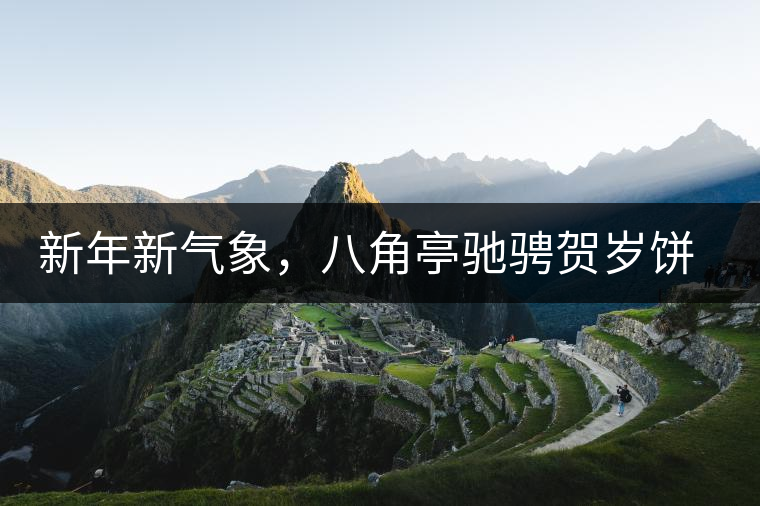 新年新氣象，八角亭馳騁賀歲餅即將上市