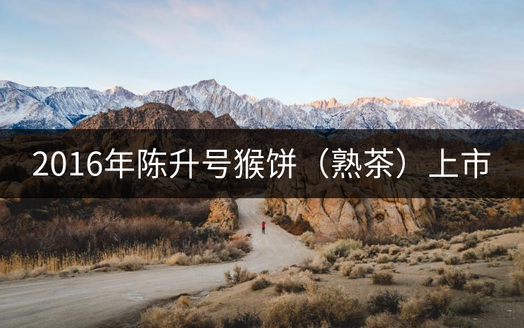 2016年陳升號(hào)猴餅(熟茶)上市 2016年陳升號(hào)猴餅(熟茶)上市