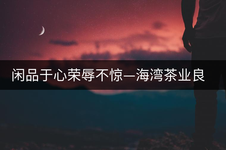 閑品于心榮辱不驚—海灣茶業(yè)良閑品磚茶即將上市 閑品于心榮辱不驚—海灣茶業(yè)良閑品磚茶即將上市
