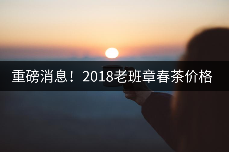 重磅消息！2018老班章春茶價格已定！漲價已成定局！