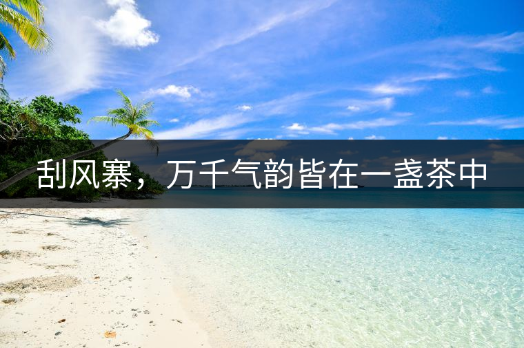 刮風(fēng)寨，萬千氣韻皆在一盞茶中