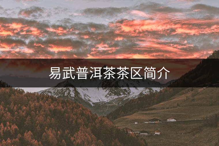 易武普洱茶茶區(qū)簡(jiǎn)介