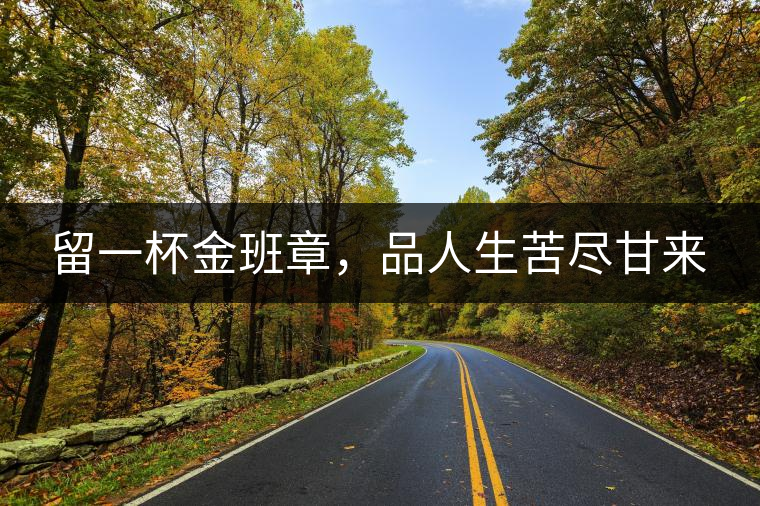 留一杯金班章，品人生苦盡甘來