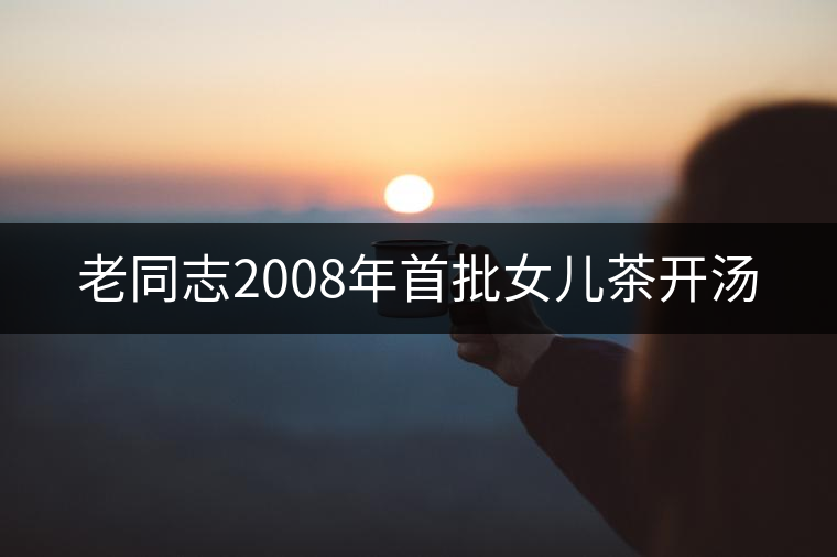老同志2008年首批女兒茶開湯