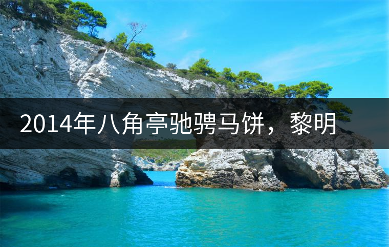 2014年八角亭馳騁馬餅，黎明茶廠馬年生肖紀念餅