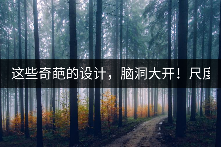 這些奇葩的設(shè)計(jì)，腦洞大開！尺度大到毀三觀！