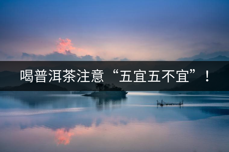 喝普洱茶注意“五宜五不宜”！