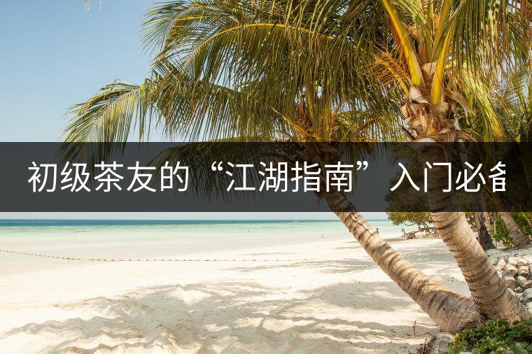 初級(jí)茶友的“江湖指南”入門必備白皮書(shū)！