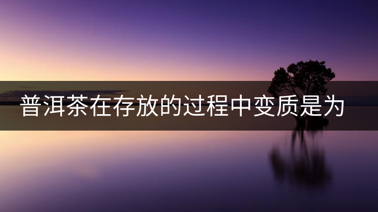 普洱茶在存放的過(guò)程中變質(zhì)是為什么？