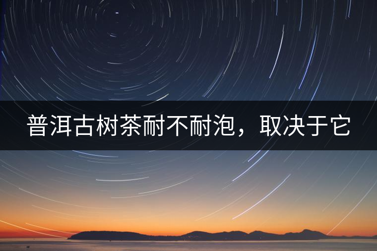 普洱古樹(shù)茶耐不耐泡，取決于它