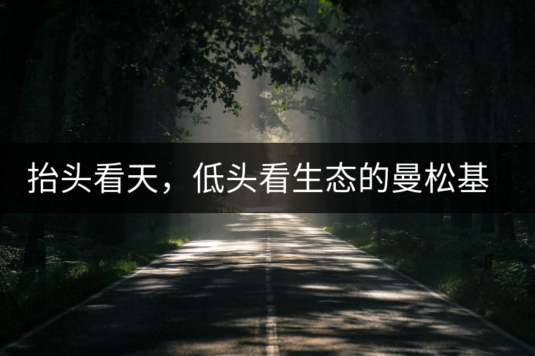 抬頭看天，低頭看生態(tài)的曼松基地