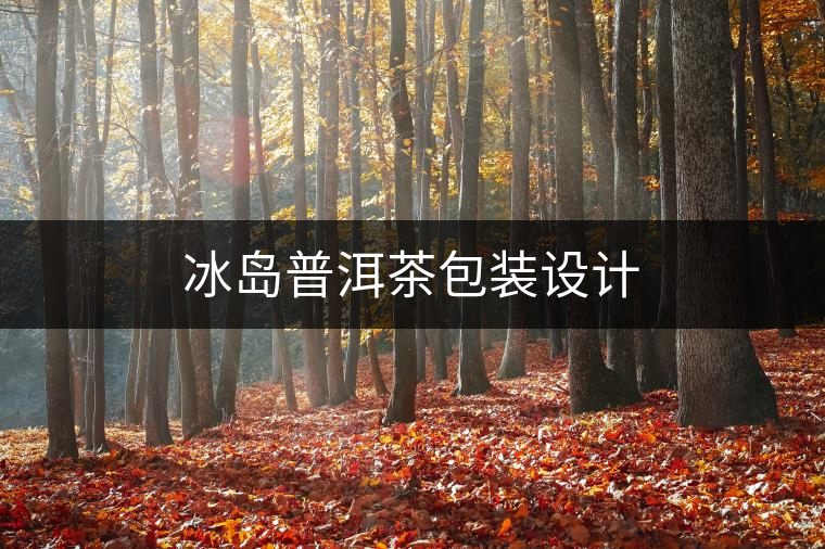 冰島普洱茶包裝設計 冰島普洱茶包裝設計