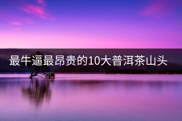 最牛逼最昂貴的10大普洱茶山頭，你造嗎？