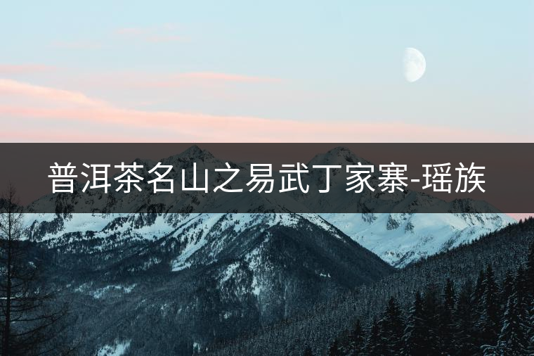 普洱茶名山之易武丁家寨-瑤族 普洱茶名山之易武丁家寨-瑤族