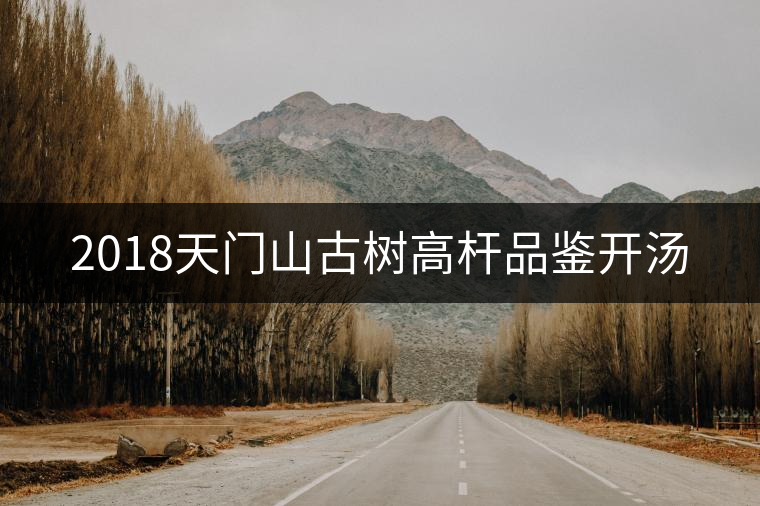 2018天門山古樹高桿品鑒開湯 2018天門山古樹高桿品鑒開湯