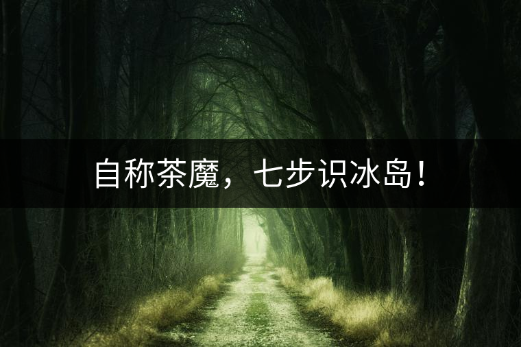 自稱茶魔，七步識冰島！