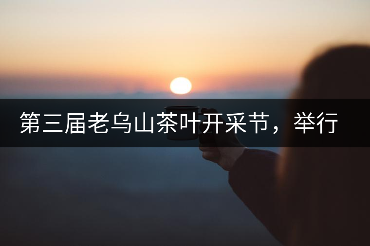 第三屆老烏山茶葉開采節(jié)，舉行祭茶祖儀式