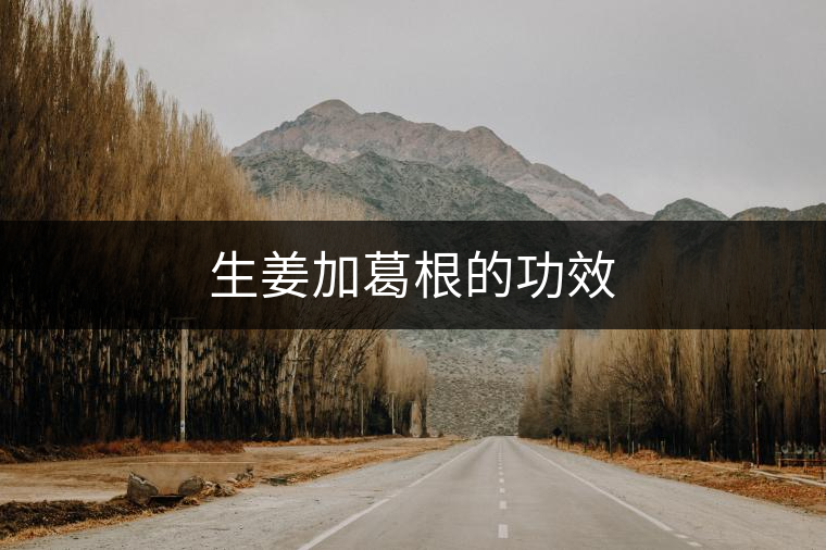 生姜加葛根的功效 生姜加葛根的功效