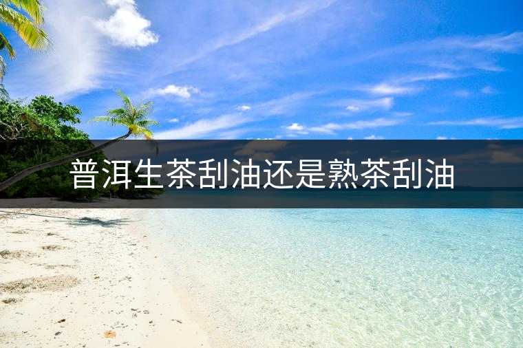 普洱生茶刮油還是熟茶刮油 普洱生茶刮油還是熟茶刮油