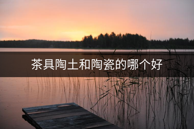 茶具陶土和陶瓷的哪個好 茶具陶土和陶瓷的哪個好