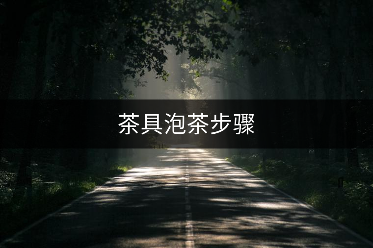 茶具泡茶步驟