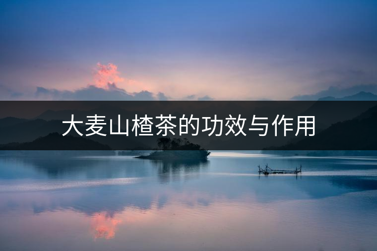 大麥山楂茶的功效與作用 大麥山楂茶的功效與作用