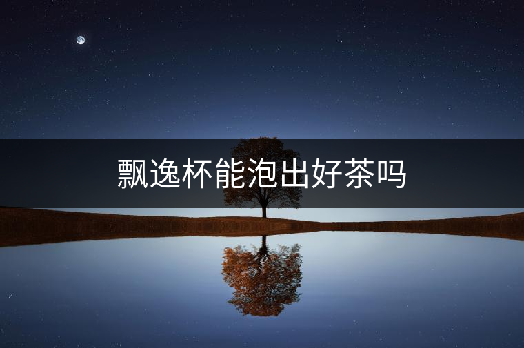 飄逸杯能泡出好茶嗎