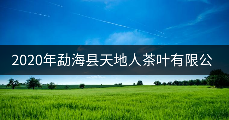 2020年勐海縣天地人茶葉有限公司簡(jiǎn)介 2020年勐海縣天地人茶葉有限公司簡(jiǎn)介