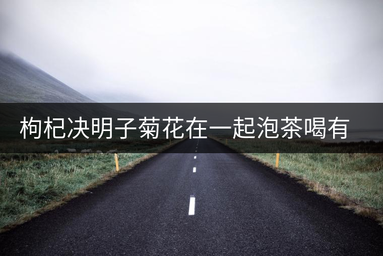 枸杞?jīng)Q明子菊花在一起泡茶喝有什么功效