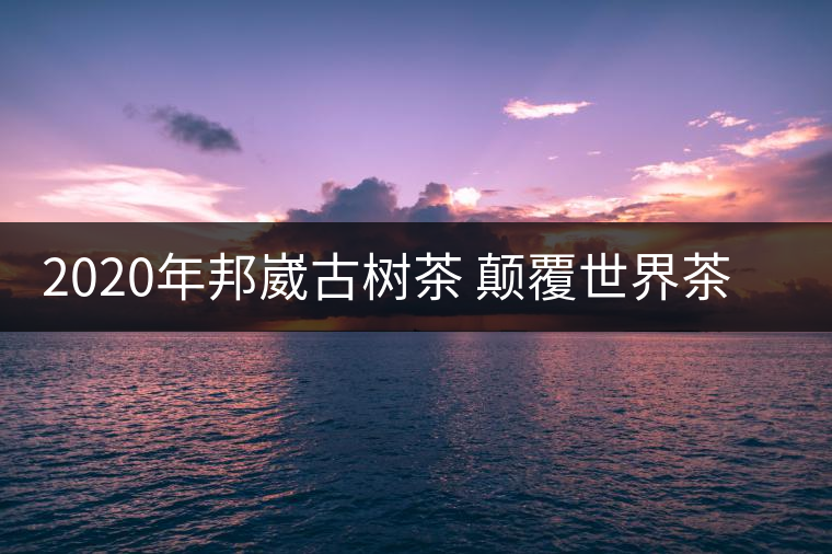 2020年邦崴古樹茶 顛覆世界茶葉原產(chǎn)地的發(fā)現(xiàn)-易武中聘號(hào) 2020年邦崴古樹茶 顛覆世界茶葉原產(chǎn)地的發(fā)現(xiàn)-易武中聘號(hào)
