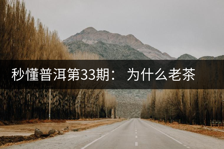 秒懂普洱第33期： 為什么老茶客都喜歡用紫砂壺泡普洱茶？