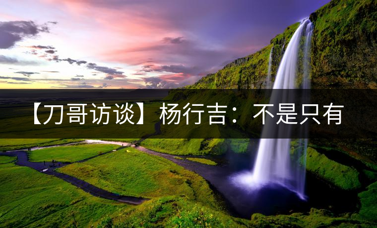 【刀哥訪談】楊行吉：不是只有勐海才能發(fā)酵出好熟茶