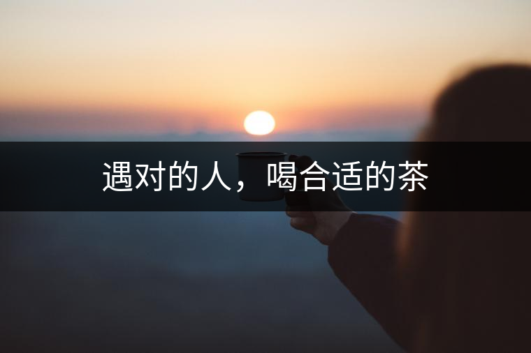 遇對(duì)的人，喝合適的茶