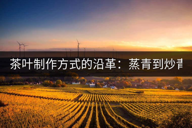 茶葉制作方式的沿革：蒸青到炒青！