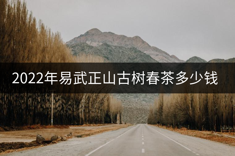 2022年易武正山古樹春茶多少錢一公斤？