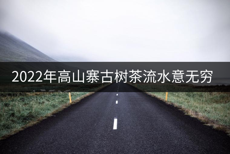 2022年高山寨古樹(shù)茶流水意無(wú)窮,唯待知音懂