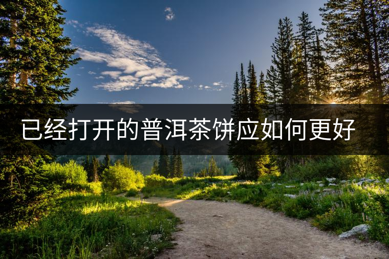 已經(jīng)打開(kāi)的普洱茶餅應(yīng)如何更好地存放，短期和長(zhǎng)期的方法都教給你?