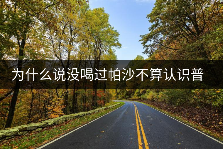 為什么說沒喝過帕沙不算認識普洱茶？